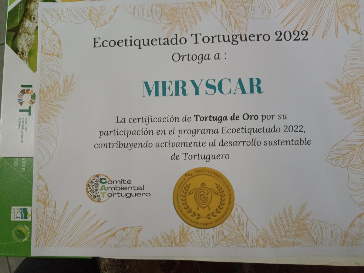 Hospedaje Meryscar Тортугеро Екстер'єр фото